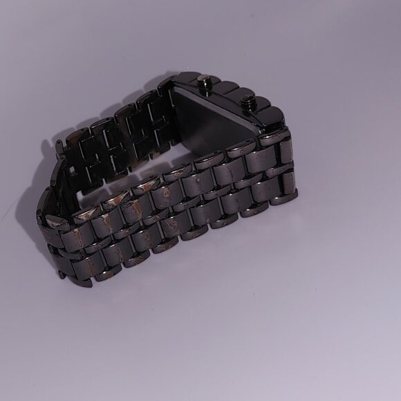 Men's Lava Iron Metal LED Faceless Bracelet Wrist Watch - Picture 3 of 10